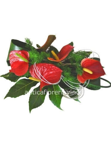 Composizione di fiori freschi assortiti, in particolare gerbere e rose. »  Fiori a Barletta. Acquisto, invio e consegna a domicilio di fiori e piante  a Barletta.